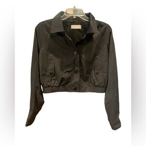 EUC MOD Black Cropped Jacket Size S